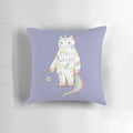A whimsical portrait of a cat with a unicorn horn, capturing the essence of the "stay weird" lifestyle.