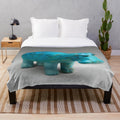 William the Hippo ancient Egyptian figurine plush blanket