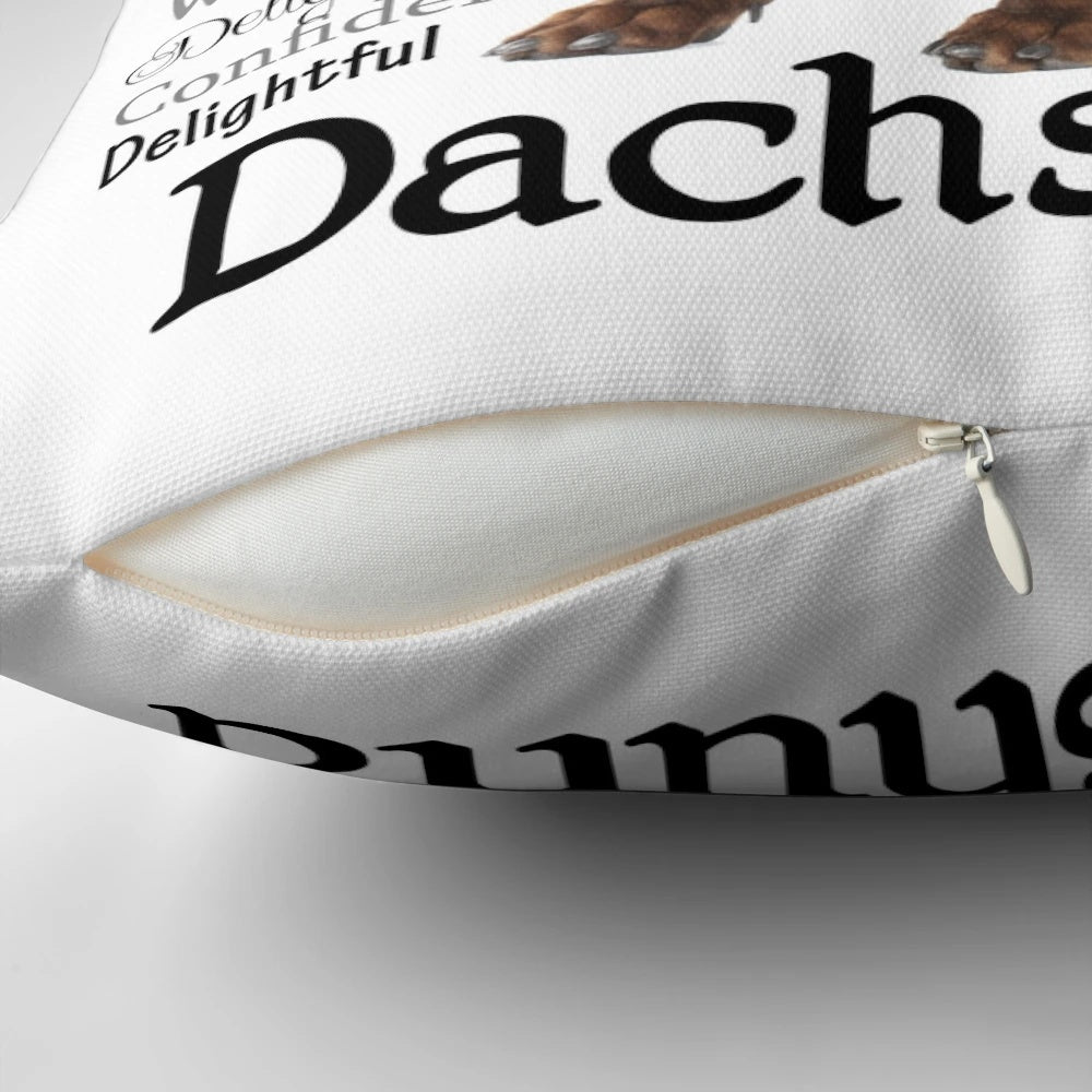 Dachshund Pillow Showcasing the Breed's Unique Personality