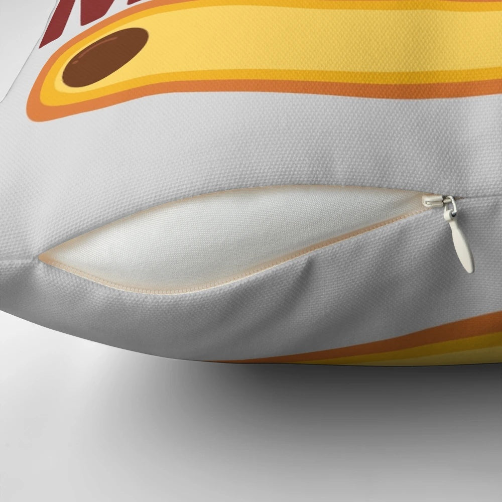 Pillow featuring the moment when a comet becomes a meteor, inspired by the epic tale of the Odyssey.