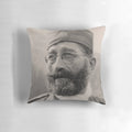 CICA Pillow featuring the portrait of Serbian General Draza Mihailovic, a World War II hero and leader of the Chetnik resistance