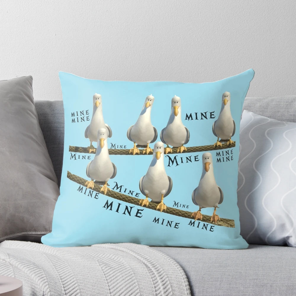 Pillow featuring the memorable seagulls from the Disney Pixar film Finding Nemo