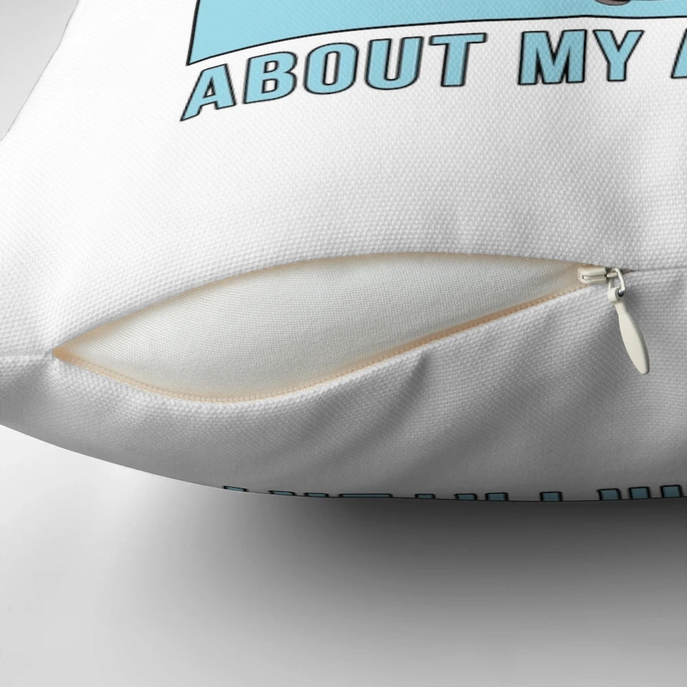 Decorative pillow with an air fryer design, perfect for the kitchen