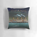 Titanic-inspired pillow featuring the iconic ocean liner
