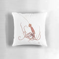 Long-spined giant squid plush pillow featuring a deep sea creature from the WCS archives