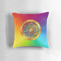 Flower of Life Pillow featuring sacred geometry and spiritual symbolism