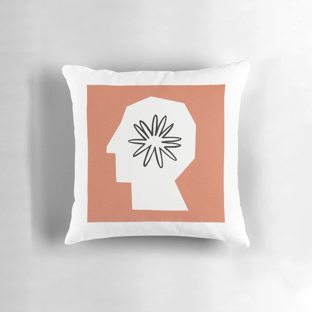 Pillow with Claude AI logo and text "Claude AI models Pillow