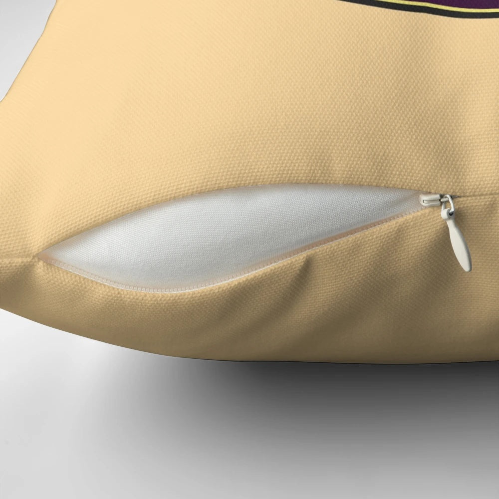Star Wars-inspired Tatooine pillow featuring iconic characters and landscapes