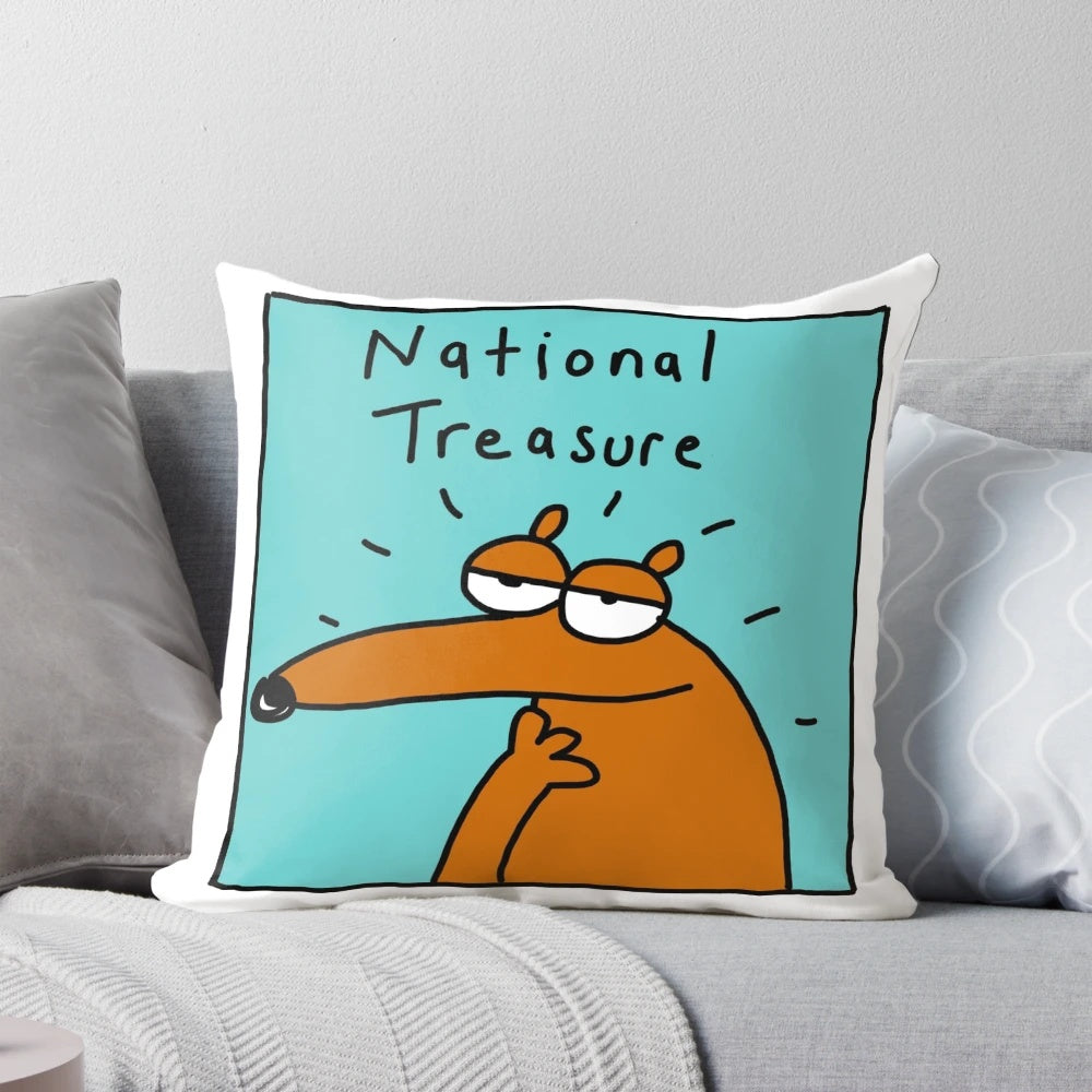 National Treasure Pillow featuring Nicolas Cage from the popular movie