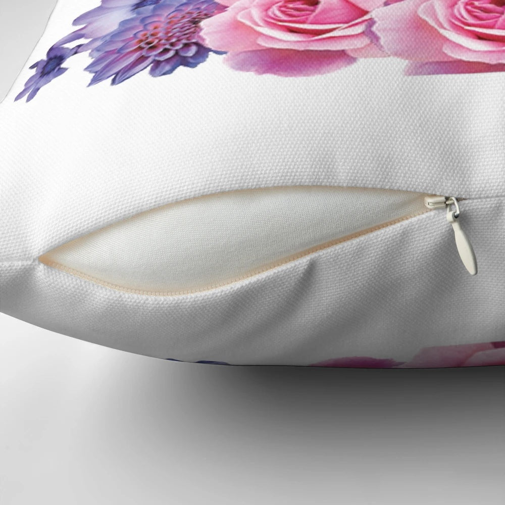 A stylish floral pillow featuring the iconic face of Nicholas Cage, the star of National Treasure.