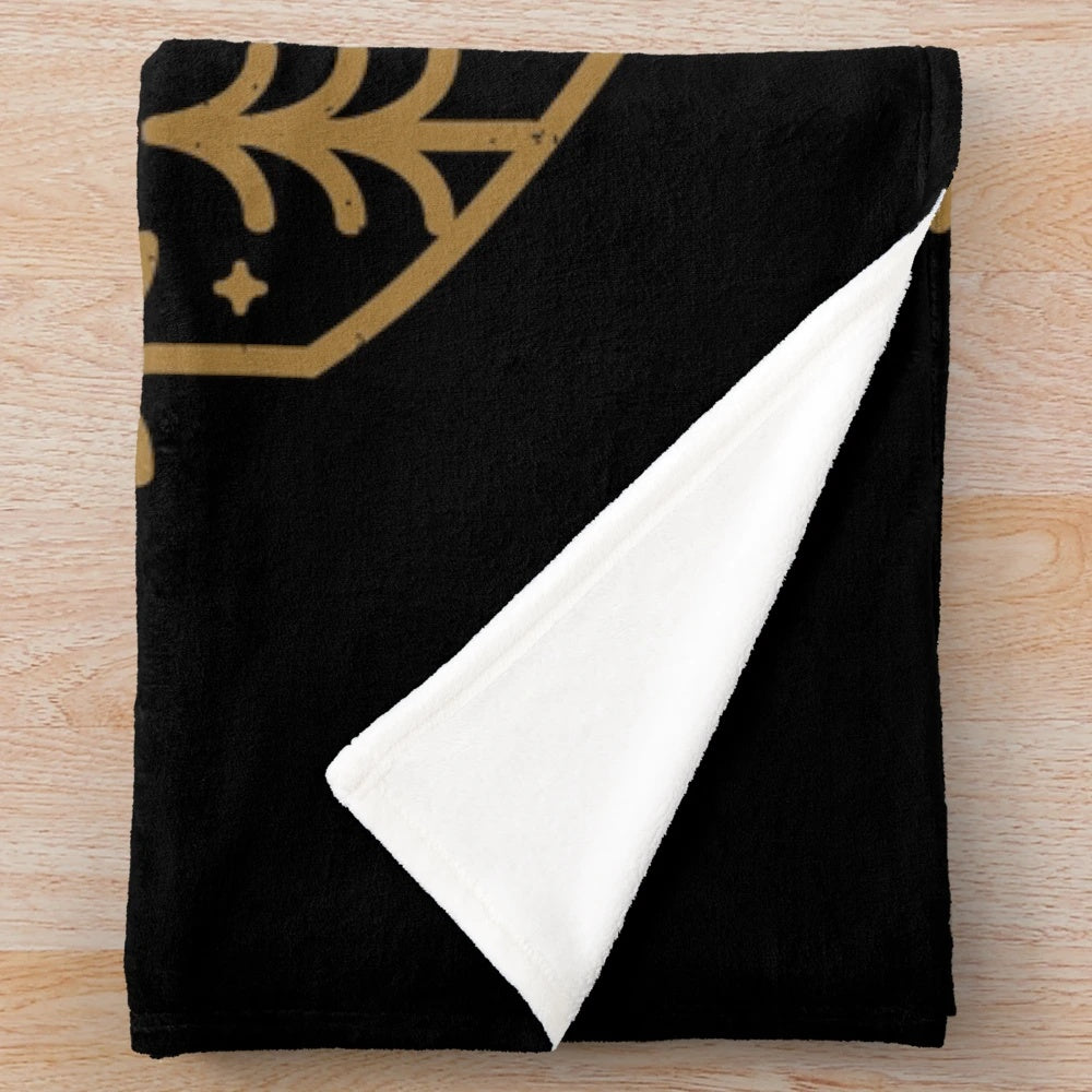 Plush blanket featuring "I Want to Leave" design inspired by The X-Files