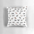 Plush pillow featuring a border collie, a versatile working dog breed