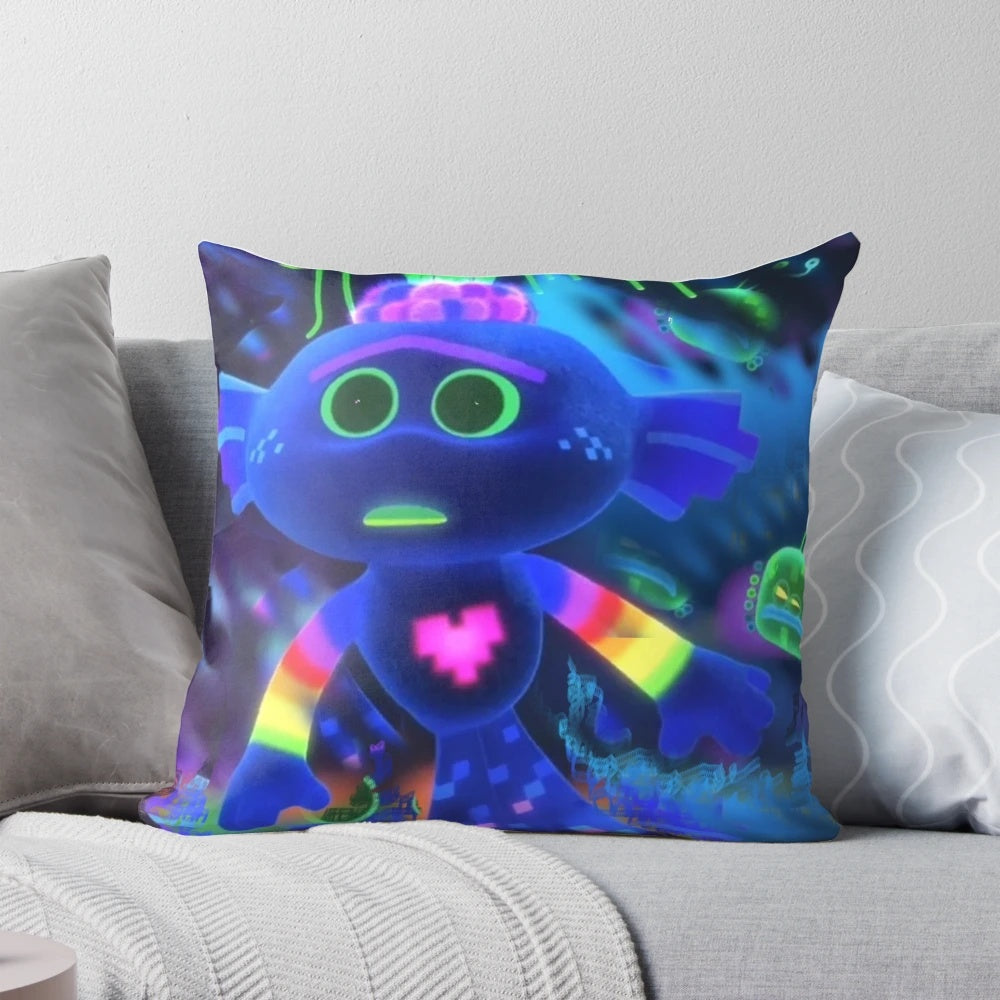 Plush King Trollex Pillow from the Trolls Movie