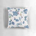 Disney Alice in Wonderland inspired blue and floral decorative pillow