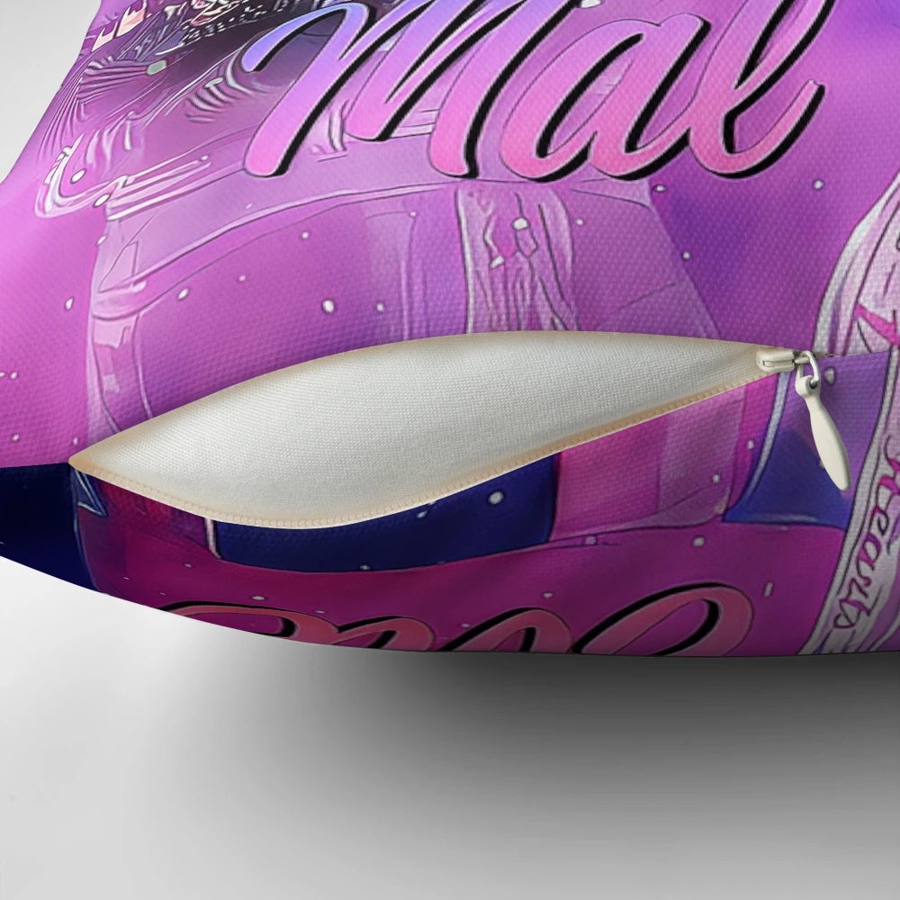Disney Descendants 3 Mal and Evie Pillow featuring Dove Cameron as Mal