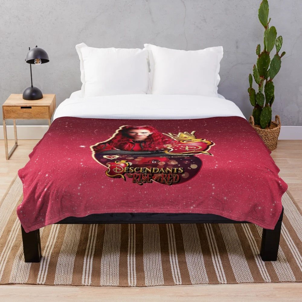 Descendants 4 The Rise of Red Kylie Cantrall Plush Blanket