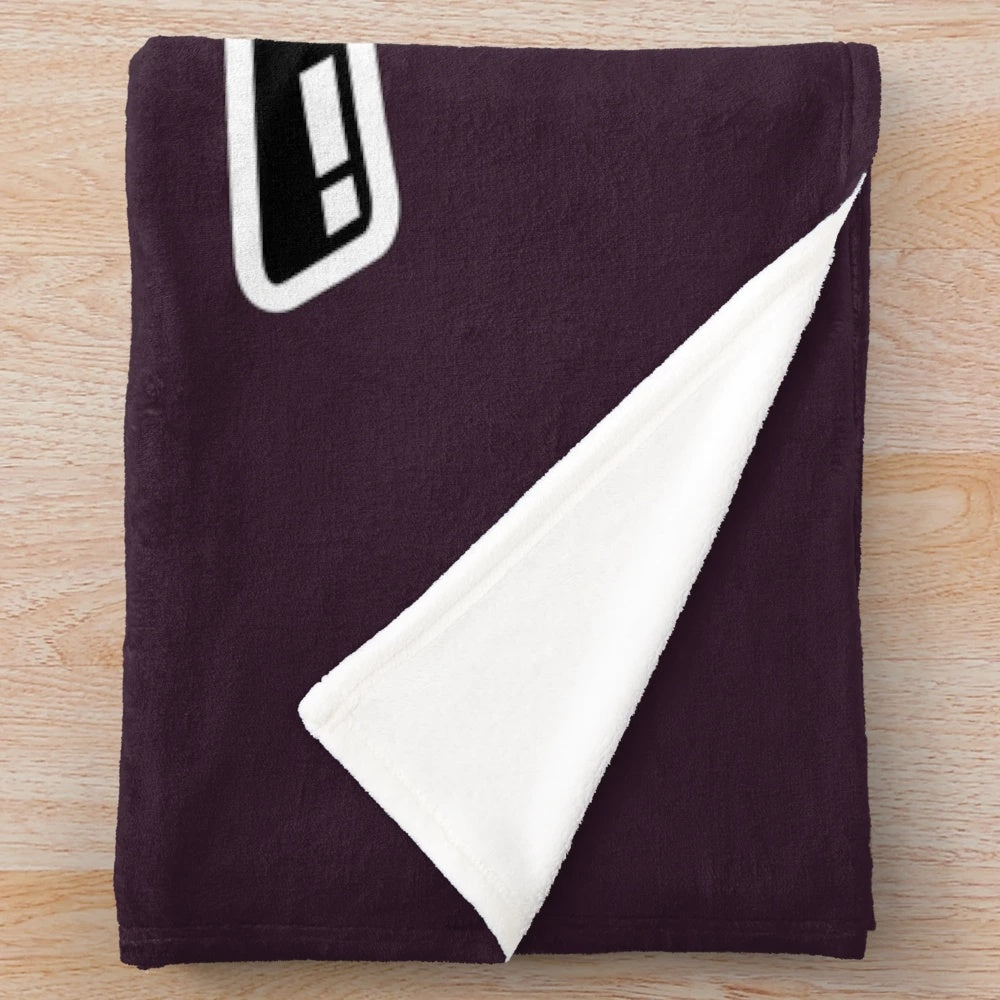 Disney-inspired Mighty Ducks plush blanket featuring the hockey team's logo and colors