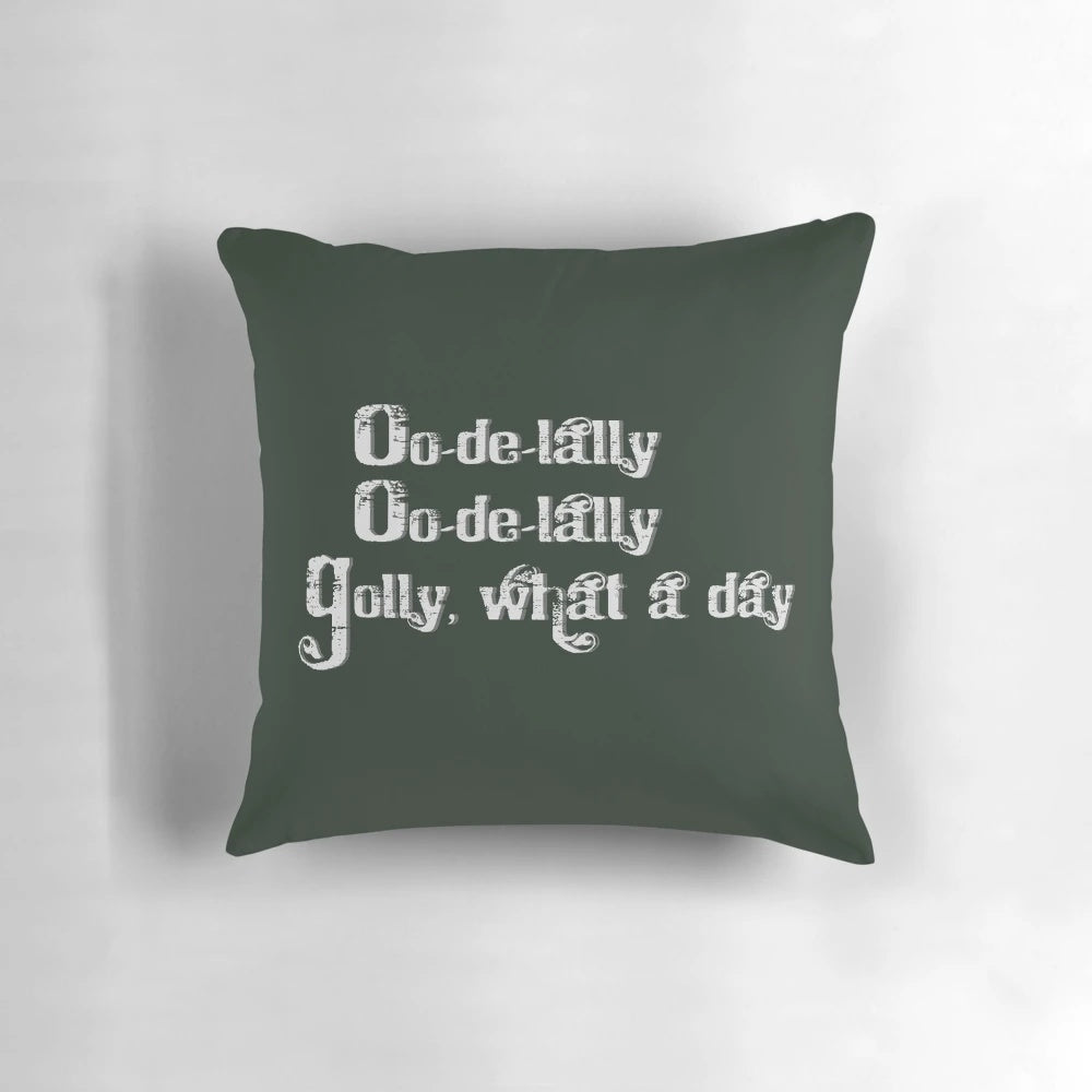 Plush Disney-themed pillow featuring characters from the Robin Hood animated movie
