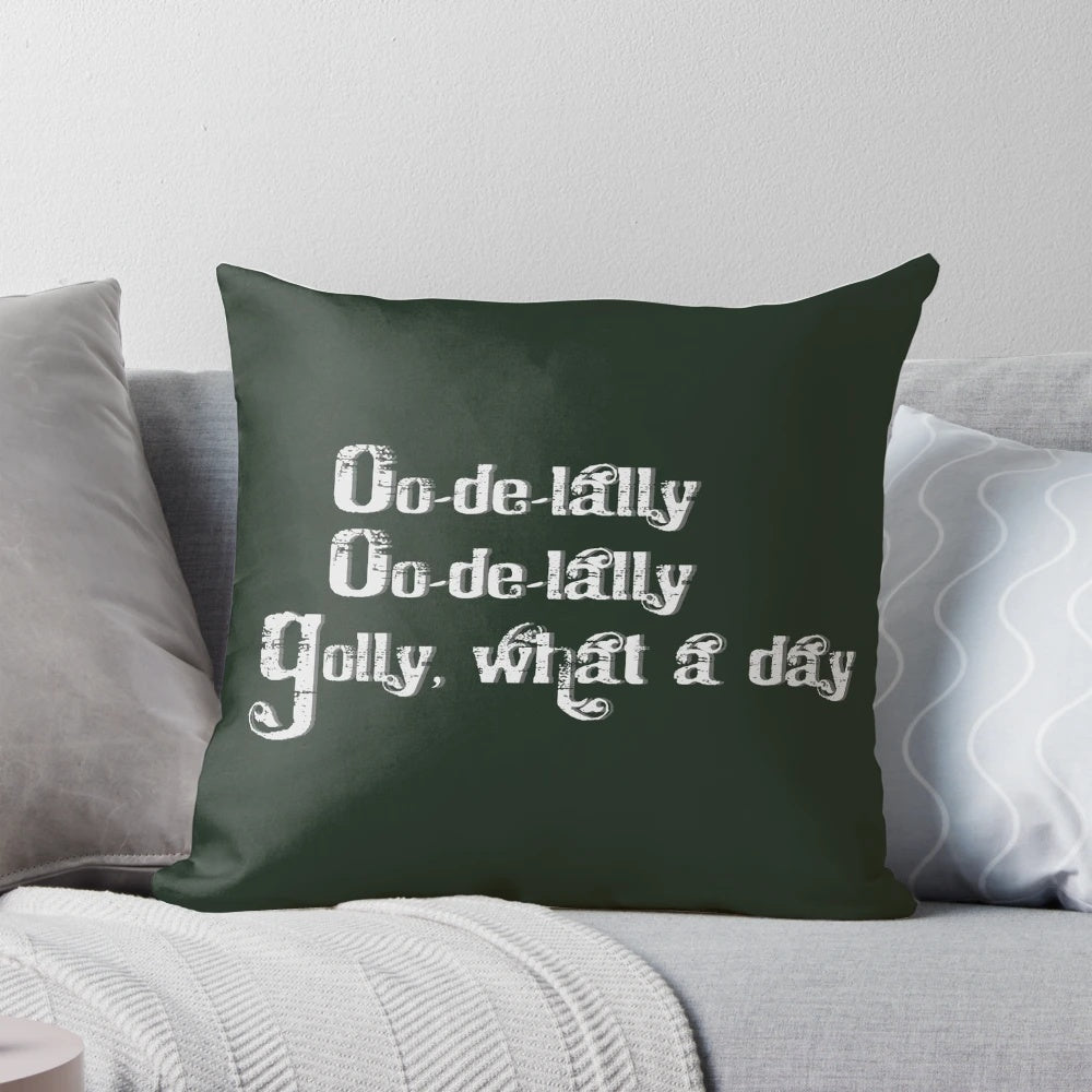 Plush Disney-themed pillow featuring characters from the Robin Hood animated movie