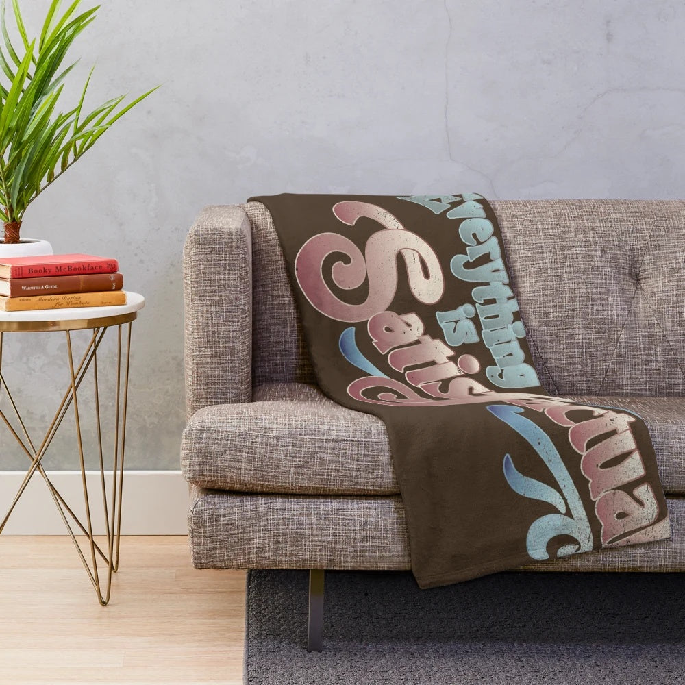 Disney-inspired plush blanket featuring animated characters and references