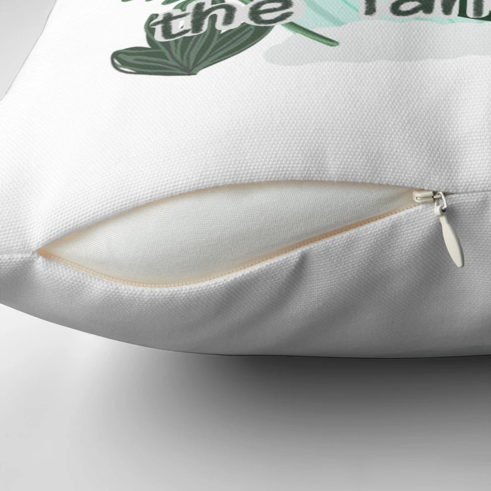 Disney-themed pillow featuring "only then..." design inspired by the Living with the Land attraction at Epcot