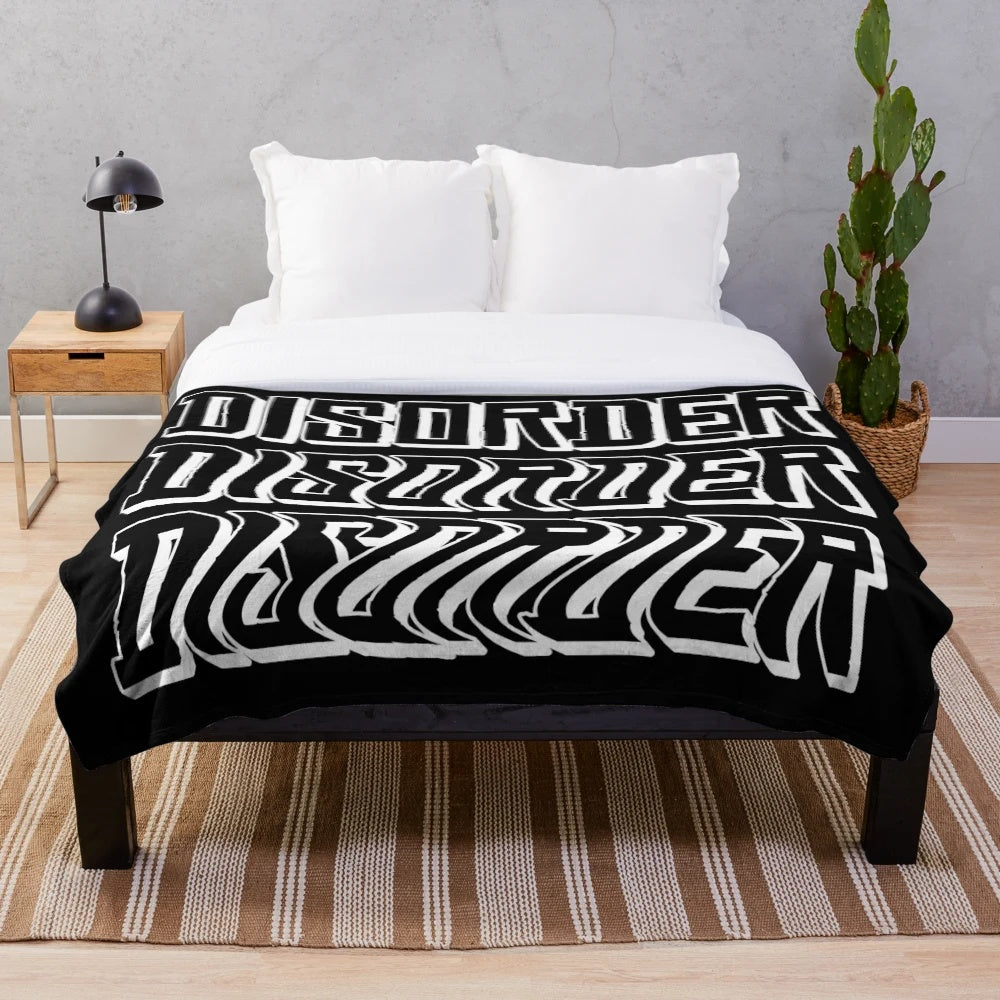 Disorder Toxicity Plush Blanket featuring System of a Down inspired design