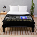 173rd Airborne Brigade Distressed Flag Plush Blanket
