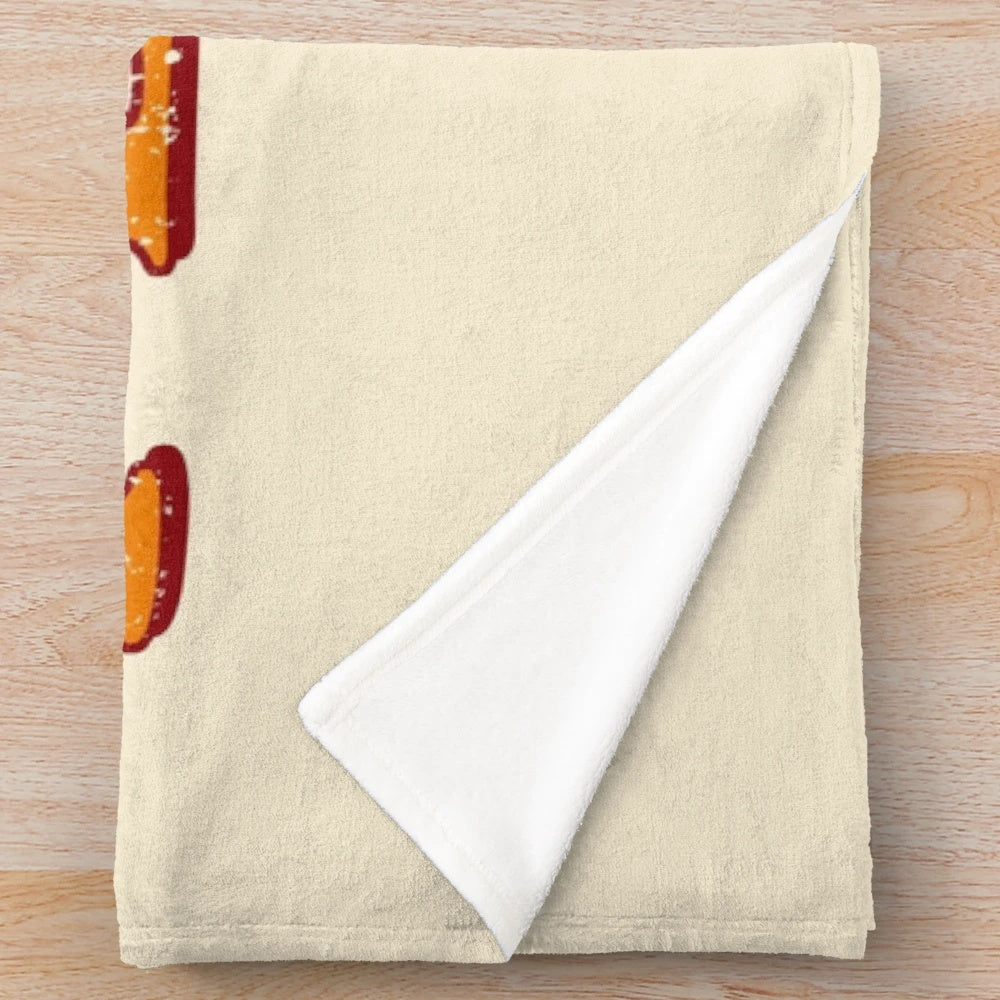 Distressed Ferris Bueller inspired plush blanket