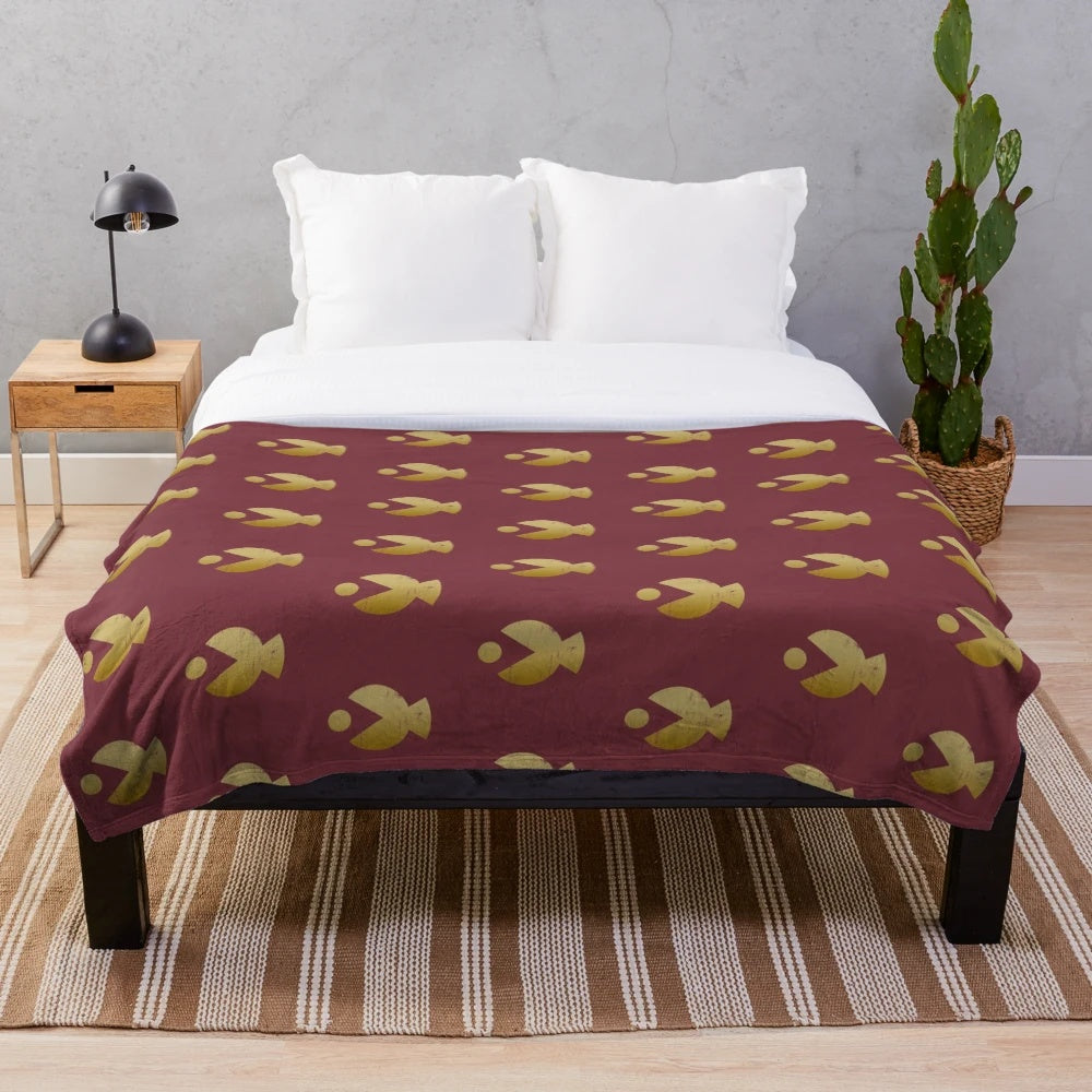 Distressed Fez Symbol Plush Blanket inspired by the hit animated series Gravity Falls