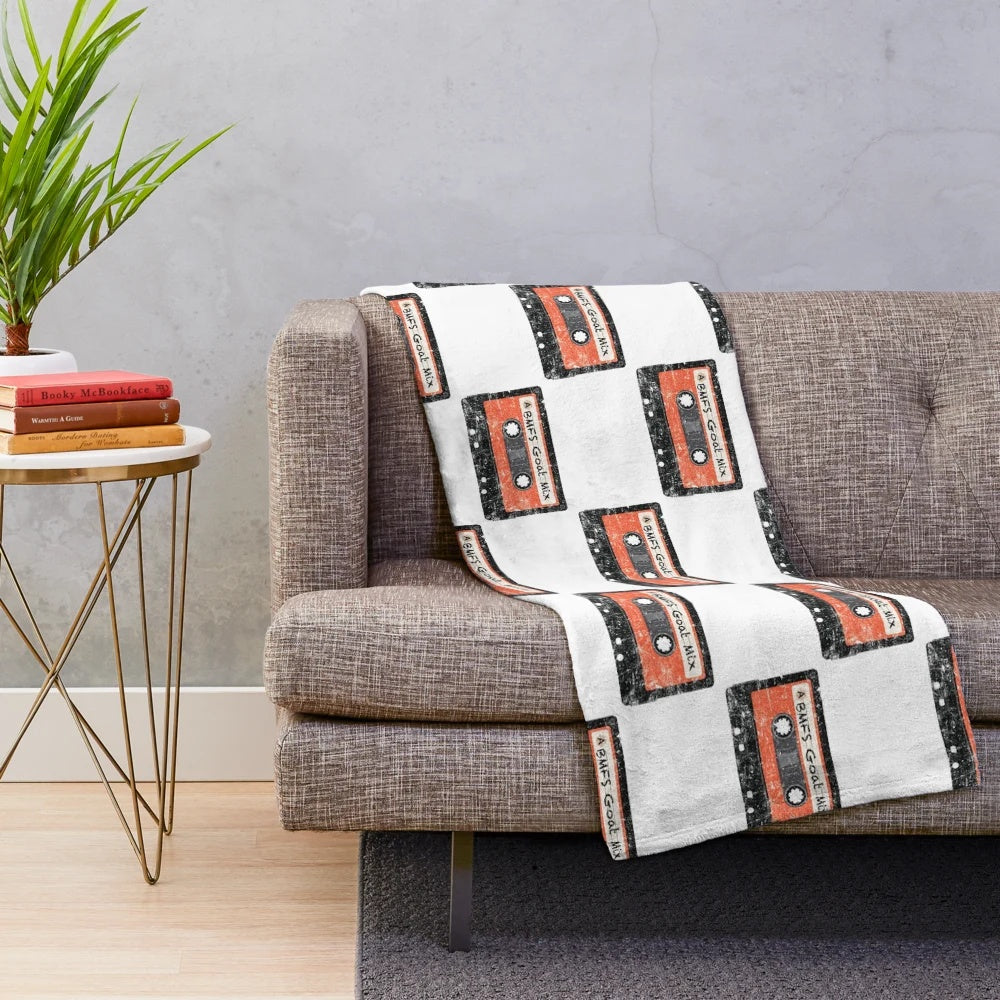 Billy Strings Goat Mix Tape Distressed Plush Blanket