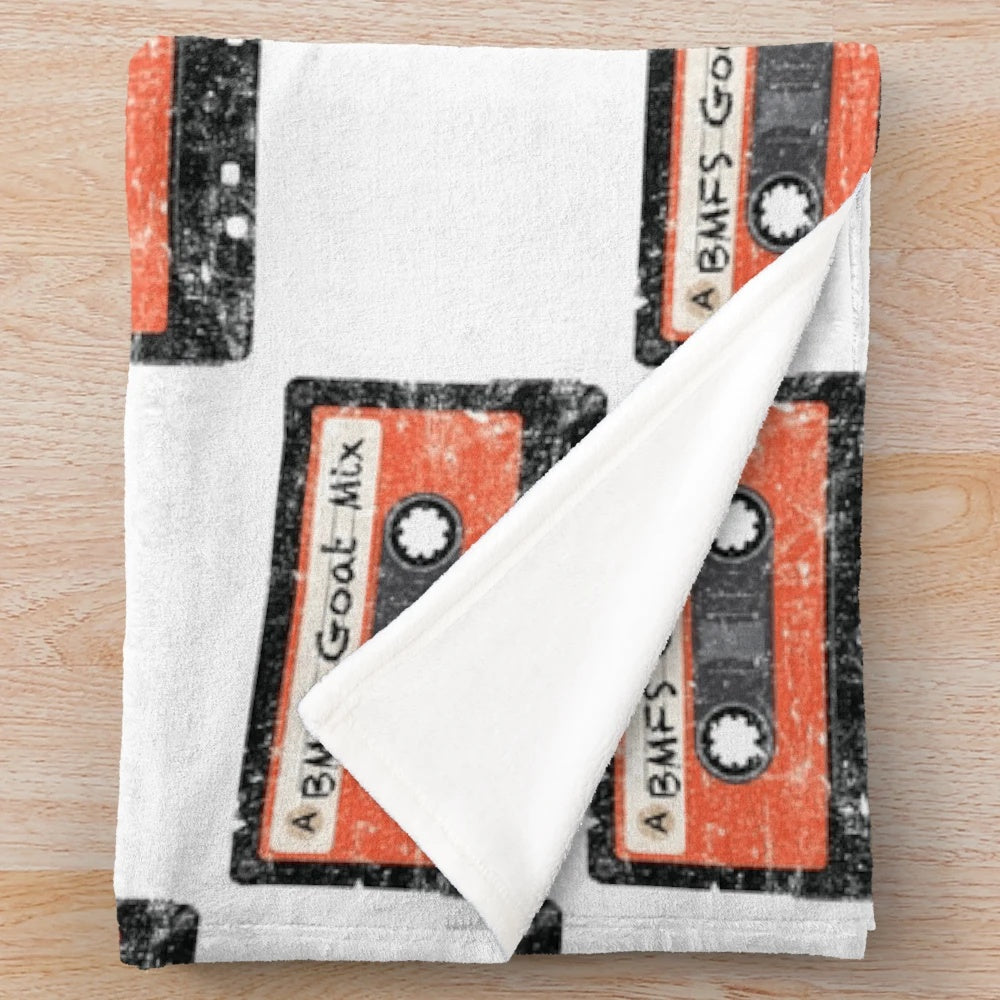 Billy Strings Goat Mix Tape Distressed Plush Blanket