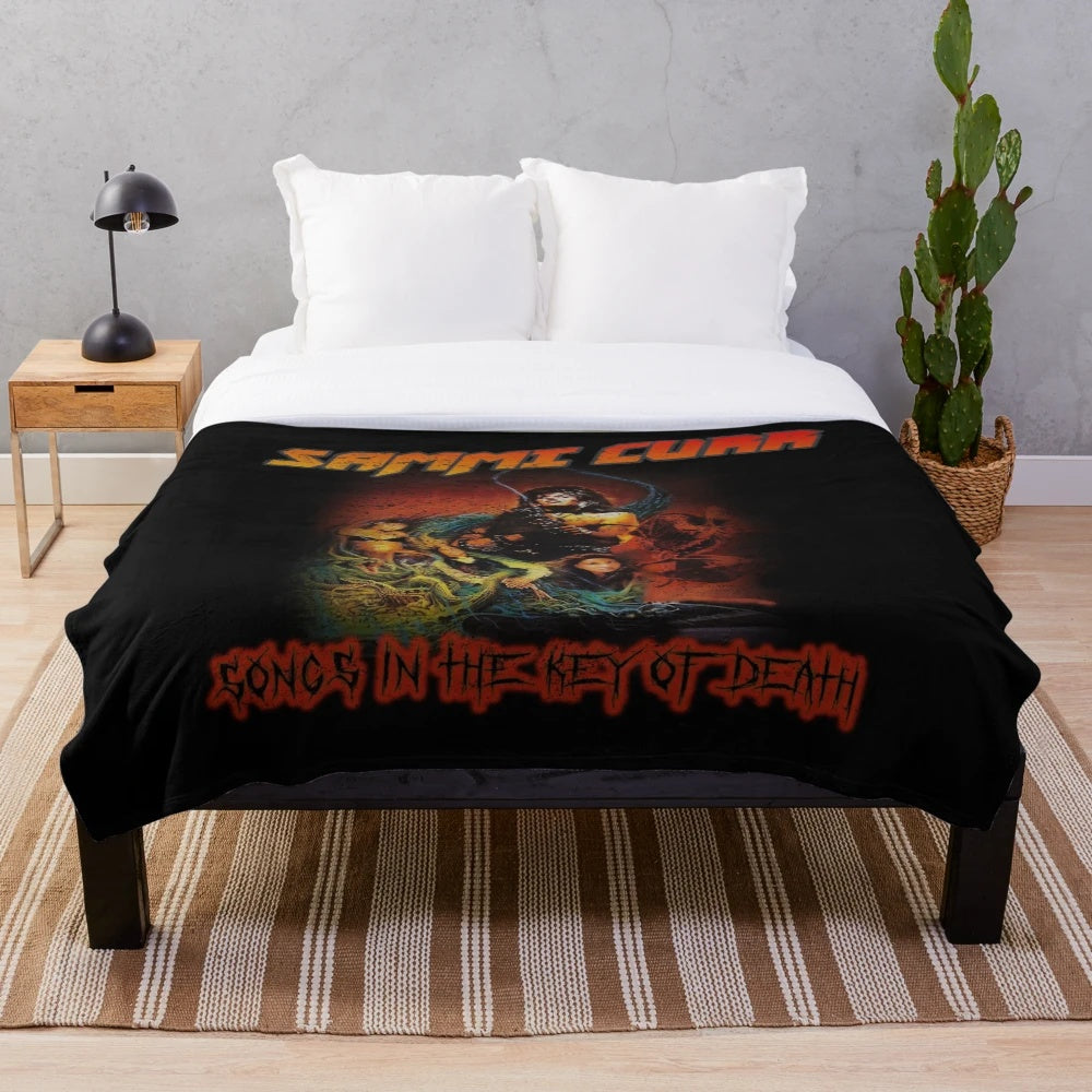 Distressed Sammi Curr Horror Movie Plush Blanket