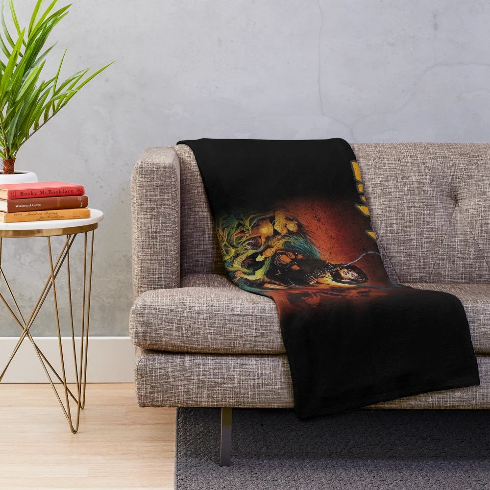 Distressed Sammi Curr Horror Movie Plush Blanket
