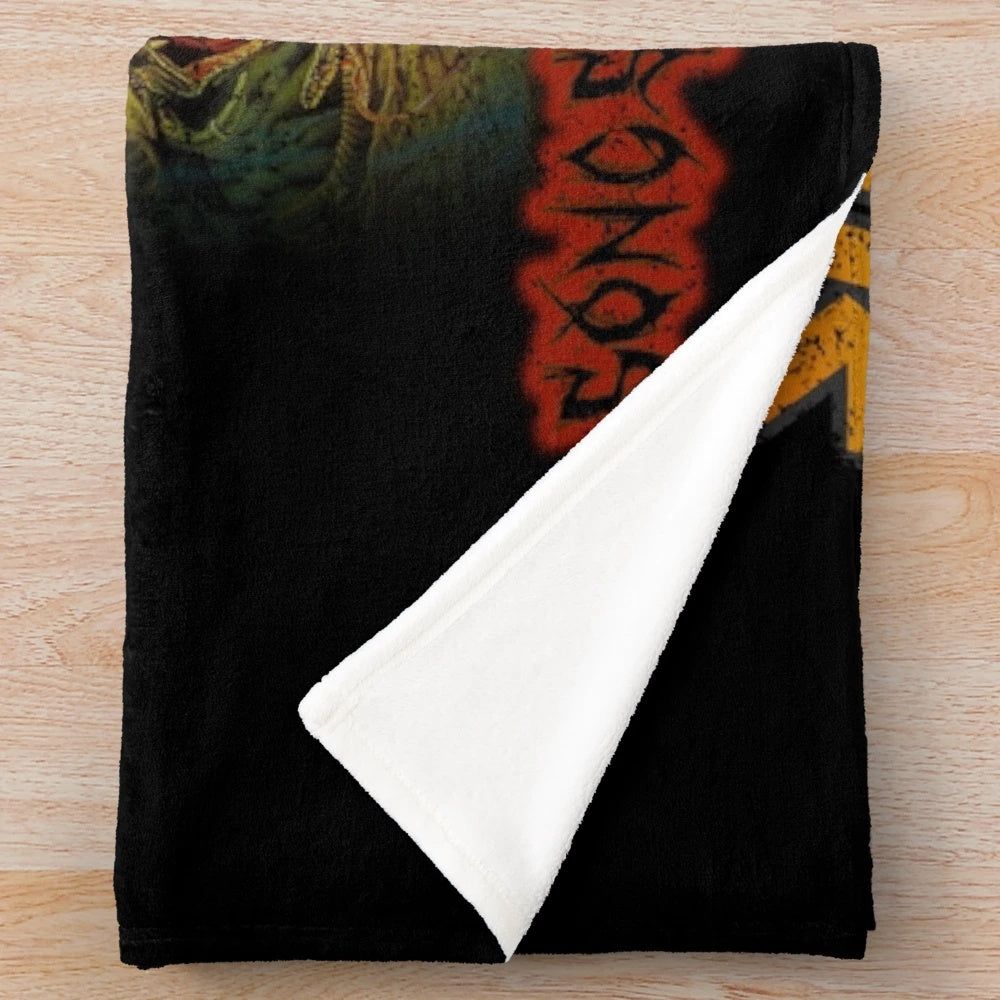 Distressed Sammi Curr Horror Movie Plush Blanket