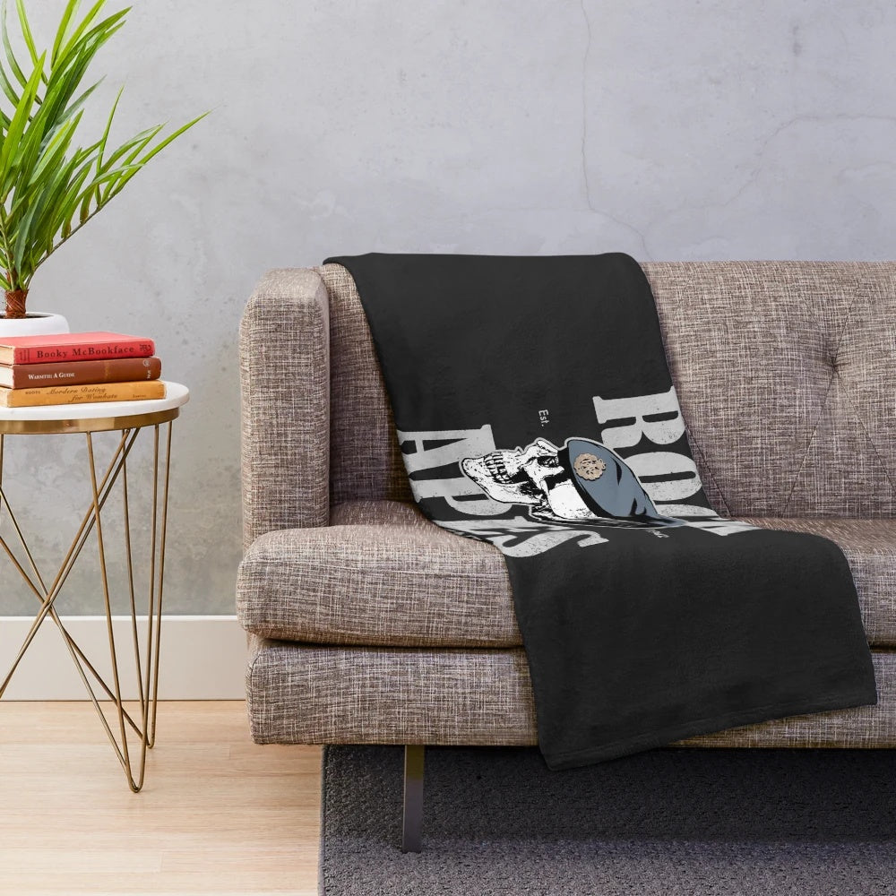 RAF Regiment "Rock Apes" Distressed Plush Blanket