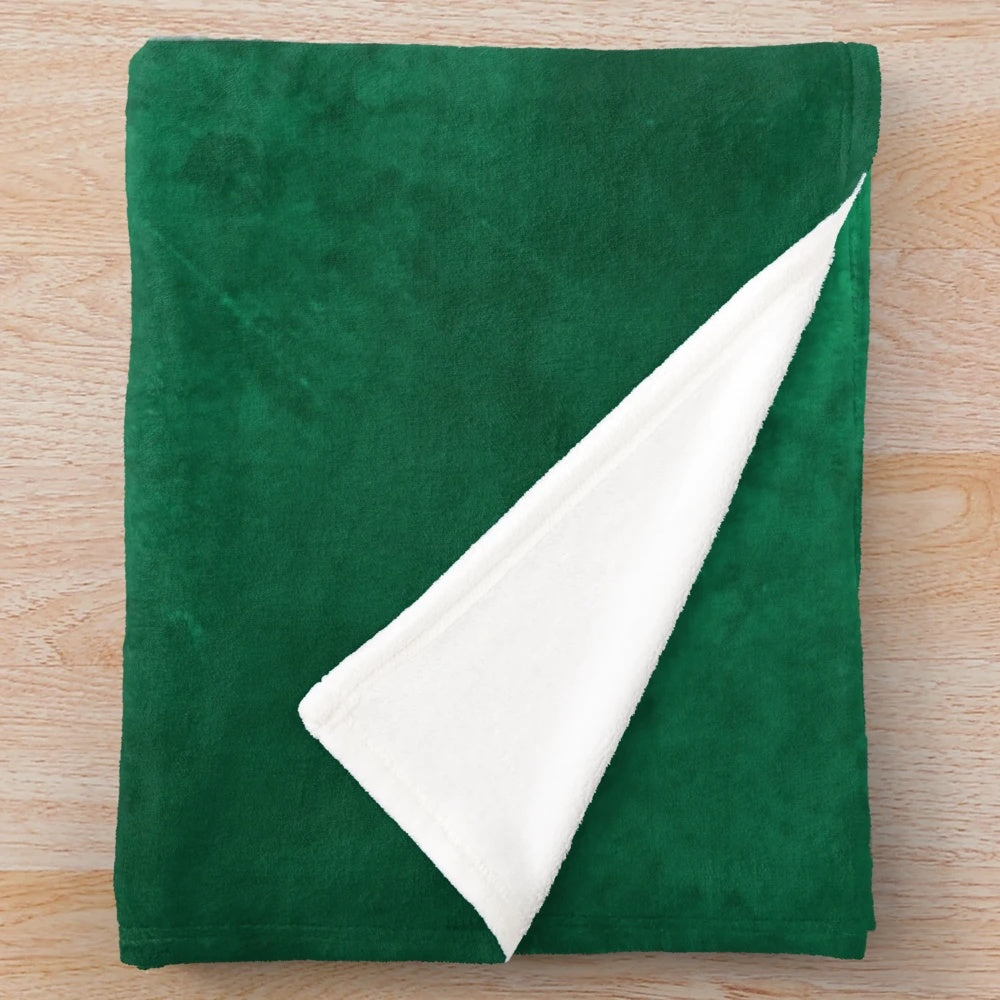 Distressed vintage Irish flag plush blanket