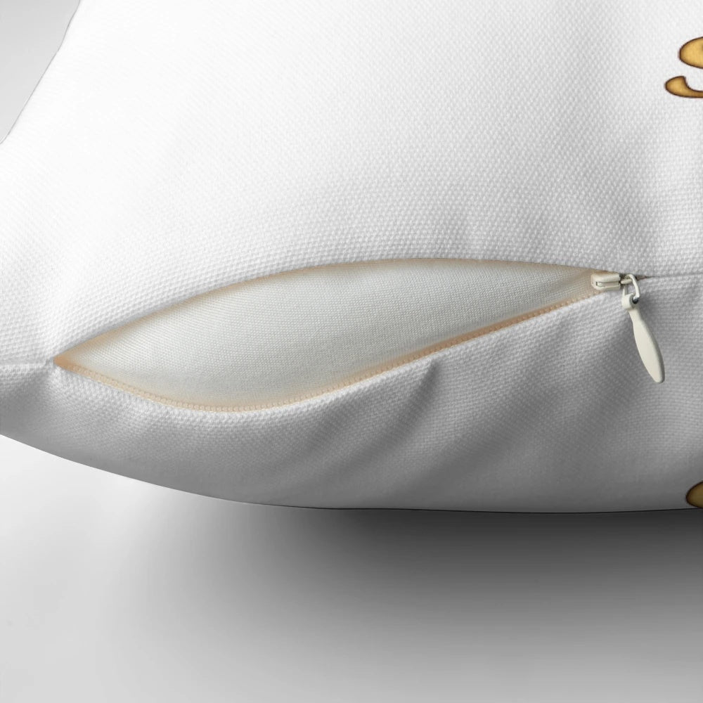 Diver and Dive Compass Pillow, featuring a scuba diver and compass rose design