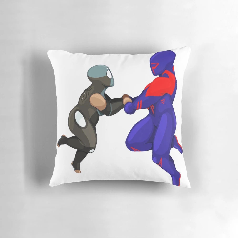 Divefang Pillow featuring Spider-Man 2099 design