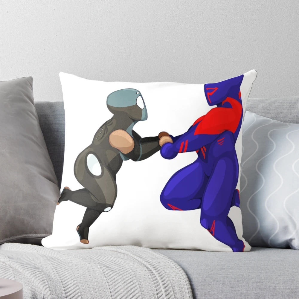 Divefang Pillow featuring Spider-Man 2099 design