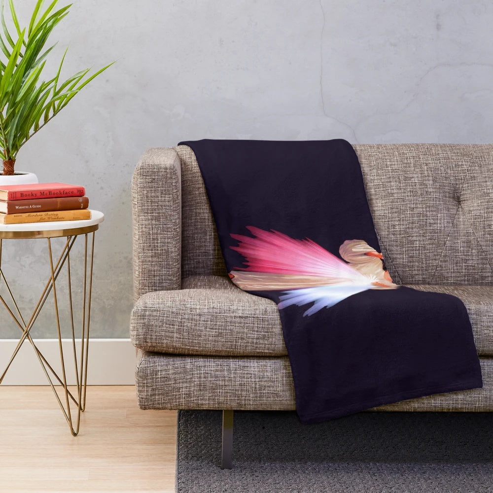 Divine Mercy Jesus Plush Blanket with Transparent Background Catholic Art Print Design