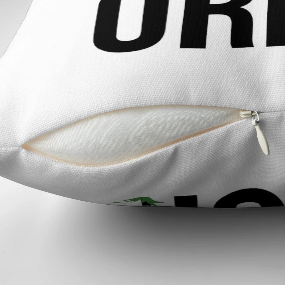 Pillow featuring Divock Origi's iconic "Corner Taken Quickly" moment from the 2019 Champions League semi-final against Barcelona