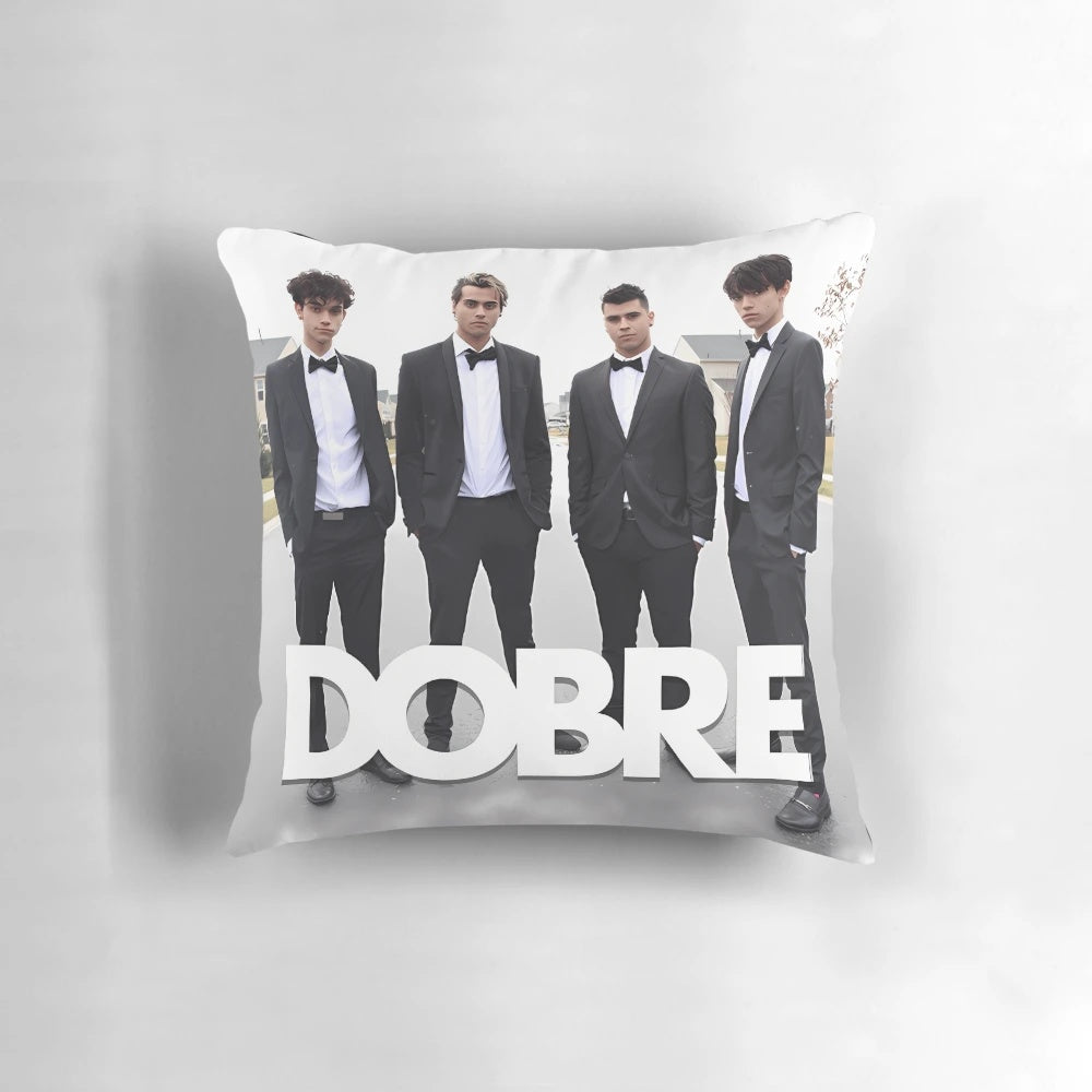Dobre Brothers Team Pillow featuring the popular YouTube personalities