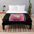 Doflamingo-inspired plush blanket