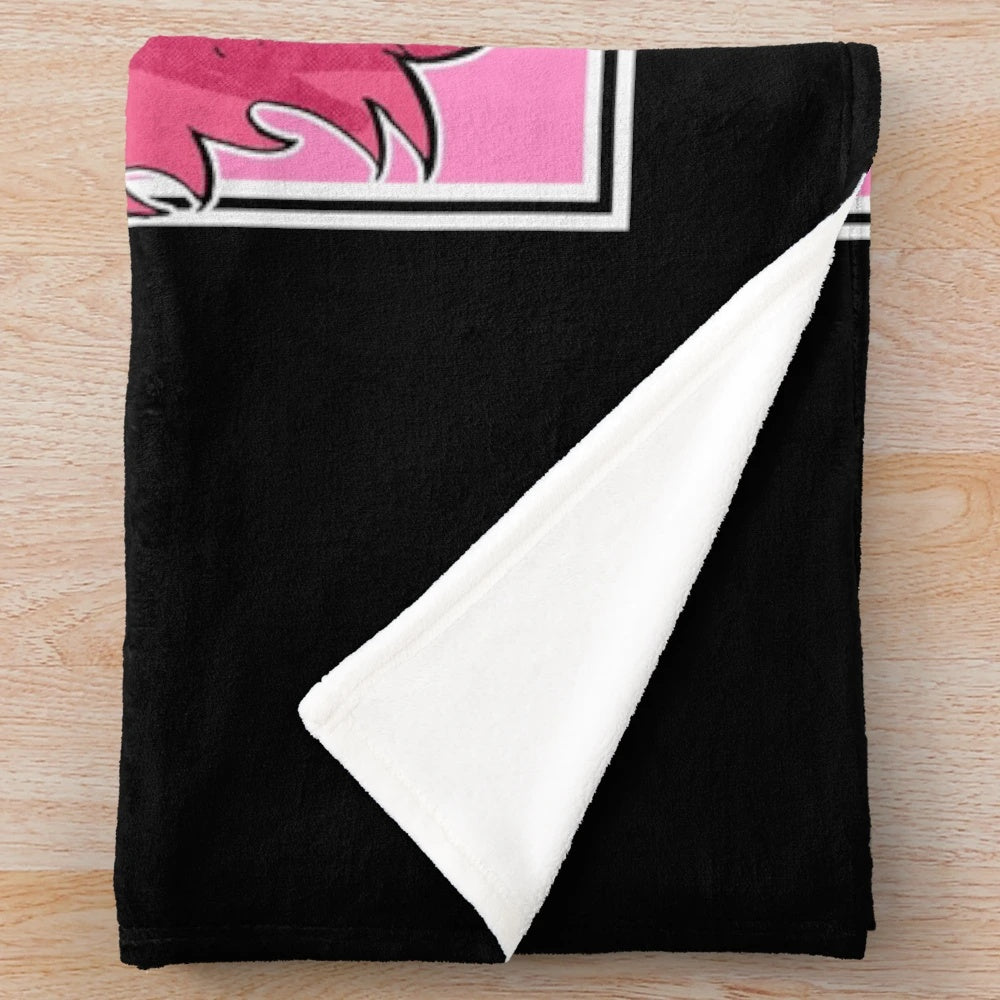 Doflamingo-inspired plush blanket