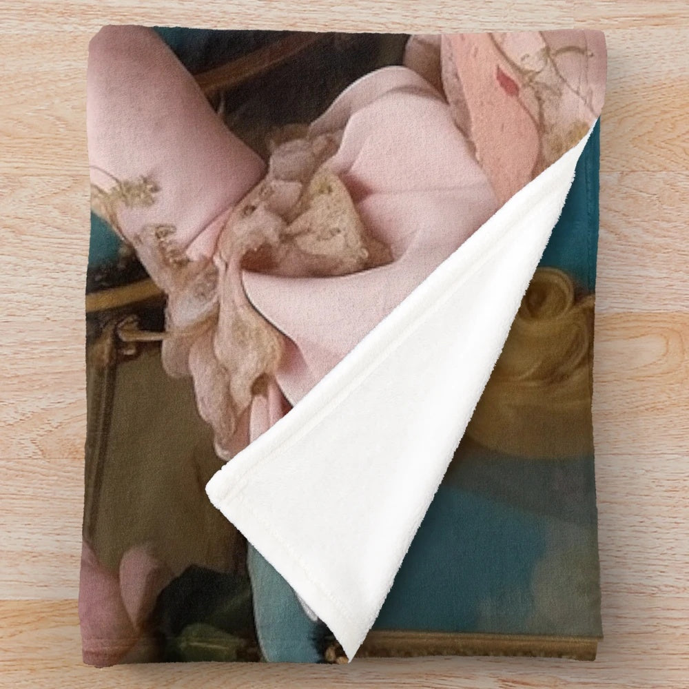 Dolly Parton inspired 3D plush blanket with country music, rhinestones, and glamour