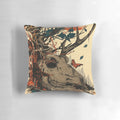 Dominate Skull Pillow featuring a stylish, nature-inspired skull design
