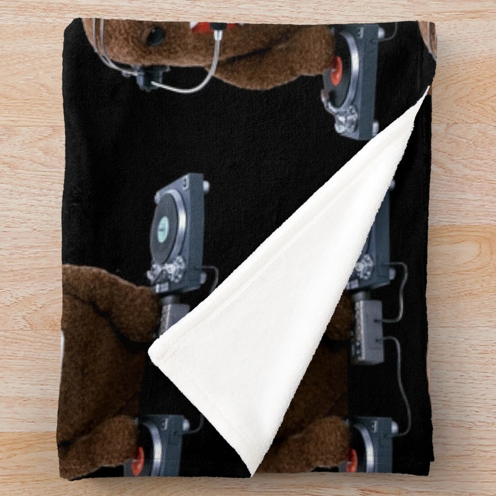 Domo-kun Inspired Plush Blanket