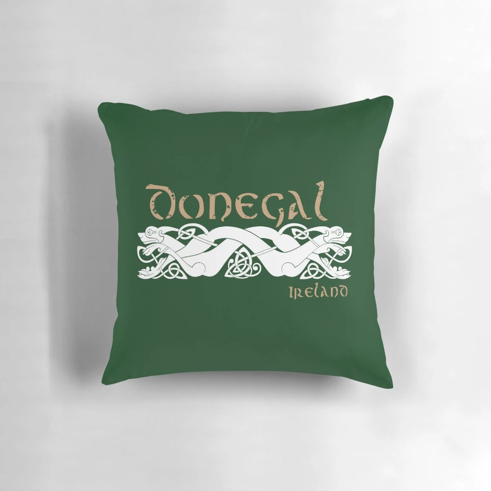 Donegal Celtic Design Ireland Pillow with traditional Irish patterns