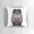 Pillow featuring the iconic donkey character from the Shrek movie franchise, staring into the viewer's soul.
