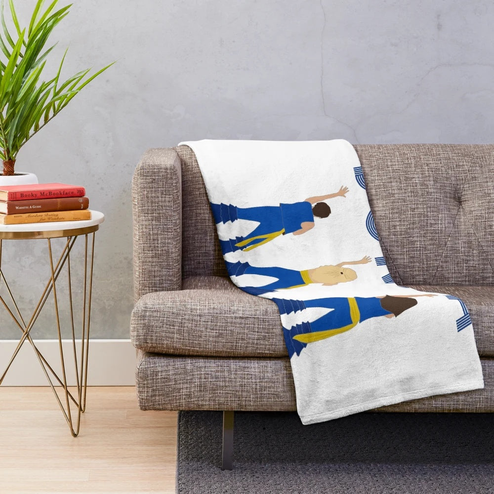 Donna and the Dynamos inspired plush blanket